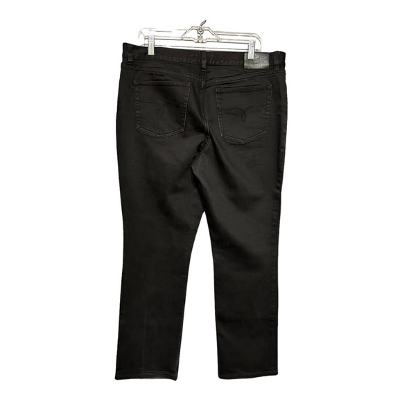 Ralph Lauren Black Bootcut Jeans 14L High Rise Straight Leg Classic Fit Denim - Picture 4 of 12
